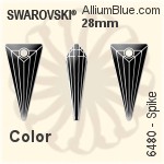 Swarovski Spike Pendant (6480) 39mm - Clear Crystal