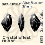 Swarovski Galactic Vertical Pendant (6656) 27mm - Clear Crystal