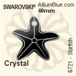 施華洛世奇 Starfish 吊墜 (6721) 20mm - 白色（半塗層）