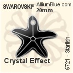 Swarovski Disco Drop Pendant (6002) 10x7mm - Clear Crystal