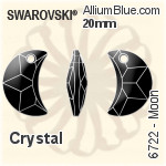 Swarovski Moon Pendant (6722) 16mm - Clear Crystal