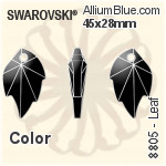 スワロフスキー STRASS Leaf (8805) 32x20mm - クリスタル