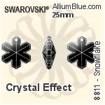Swarovski Margarita Sew-on Stone (3700) 12mm - Crystal Effect Unfoiled