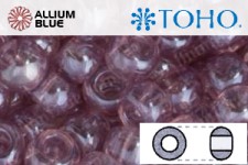 TOHO Round Seed Beads (RR8-110) 8/0 Round Medium - Transparent-Lustered Lt Amethyst