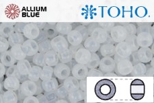TOHO Round Seed Beads (RR15-1141) 15/0 Round Small - Translucent White