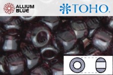 TOHO ラウンド Seed ビーズ (RR11-115) 11/0 ラウンド - Transparent-Lustered Amethyst
