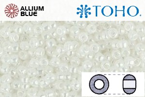 TOHO ラウンド Seed ビーズ (RR15-141) 15/0 ラウンド Small - Ceylon Snowflake