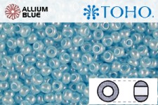 TOHO Round Seed Beads (RR15-143) 15/0 Round Small - Ceylon Aqua