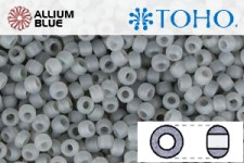TOHO Round Seed Beads (RR8-150F) 8/0 Round Medium - Ceylon Frosted Smoke