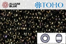 TOHO Round Seed Beads (RR11-83) 11/0 Round - Metallic Iris - Brown