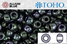 TOHO Round Seed Beads (RR6-89) 6/0 Round Large - Metallic Moss