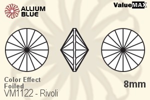 VALUEMAX CRYSTAL Rivoli 8mm Violet AB F