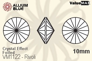 ValueMAX Rivoli (VM1122) 10mm - Crystal Effect With Foiling