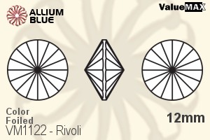 VALUEMAX CRYSTAL Rivoli 12mm Sapphire F