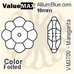 ValueMAX Maragarita Sew-on Stone (VM3700) 10mm - Color With Foiling