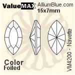 Preciosa MC Chaton MAXIMA (431 11 615) SS24 - Color With Dura™ Foiling