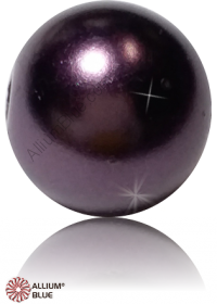 VALUEMAX CRYSTAL Round Crystal Pearl 10mm Blackberry Purple Pearl