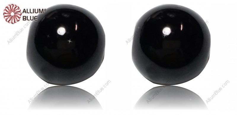 VALUEMAX CRYSTAL Round Crystal Pearl 4mm Black Pearl