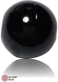 VALUEMAX CRYSTAL Round Crystal Pearl 4mm Black Pearl
