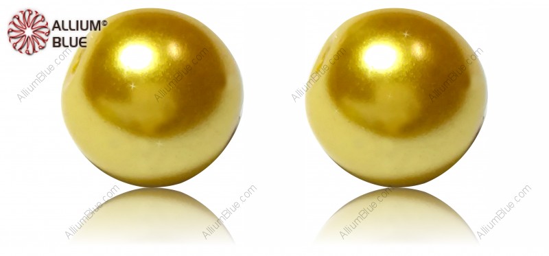 VALUEMAX CRYSTAL Round Crystal Pearl 10mm Yellow Gold Pearl