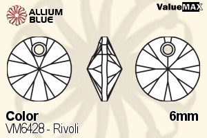 VALUEMAX CRYSTAL Rivoli 6mm Light Siam