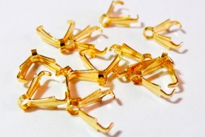 Bail, Gold Plated, 8mm
