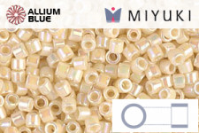 MIYUKI Delica® Seed Beads (DBM0610) 10/0 Round Medium - Dyed Silver Lined Dark Violet