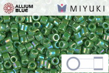 MIYUKI Delica® Seed Beads (DBM0331) 10/0 Round Medium - Matte 24kt Gold Plated