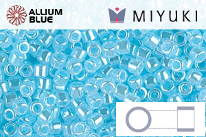 MIYUKI Delica® Seed Beads (DBM0239) 10/0 Round Medium - Aqua Ceylon