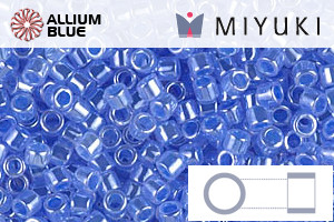 MIYUKI Delica® Seed Beads (DBM0240) 10/0 Round Medium - Dark Sky Blue Ceylon