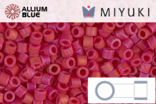 MIYUKI Delica® Seed Beads (DBM0321) 10/0 Round Medium - Matte Nickel Plated