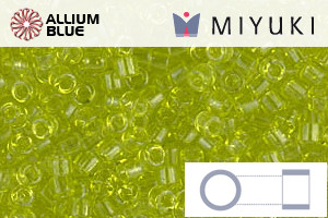 MIYUKI Delica® Seed Beads (DBM0712) 10/0 Round Medium - Transparent Chartreuse