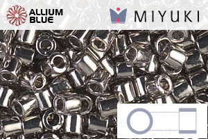 MIYUKI Delica® Seed Beads (DBL0021) 8/0 Round Large - Nickel Plated