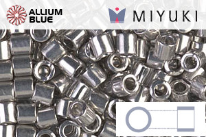 MIYUKI Delica® Seed Beads (DBL0038) 8/0 Round Large - Palladium Plated
