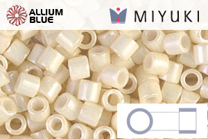 MIYUKI Delica® Seed Beads (DBL0203) 8/0 Round Large - Cream Ceylon