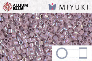 MIYUKI Delica® Seed Beads (DBS0158) 15/0 Round Small - Opaque Mauve AB