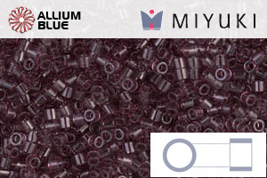 MIYUKI Delica® Seed Beads (DBS1104) 15/0 Round Small - Transparent Mauve