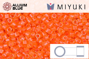 MIYUKI Delica® Seed Beads (DB2047) 11/0 Round - Luminous Bittersweet
