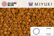 MIYUKI Delica® Seed Beads (DB1832) 11/0 Round - Duracoat Galvanized Gold