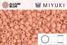 MIYUKI Delica® Seed Beads (DB1835) 11/0 Round - Duracoat Galvanized Zest