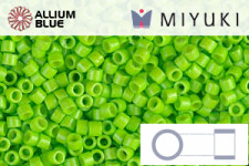 MIYUKI Delica® Seed Beads (DB1841) 11/0 Round - Duracoat Galvanized Light Cranberry