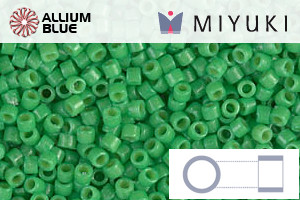 MIYUKI Delica® Seed Beads (DB2126) 11/0 Round - Duracoat Op Fiji Green