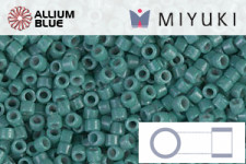 MIYUKI Delica® Seed Beads (DB1850) 11/0 Round - DURACOAT Galvanized Egg Plant