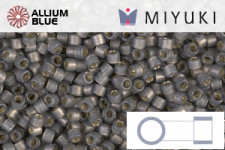 MIYUKI Delica® Seed Beads (DB2185) 11/0 Round - Duracoat Silver Lined Semi-Matte Acacia