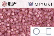 MIYUKI Delica® Seed Beads (DB2189) 11/0 Round - Duracoat Silver Lined Semi-Matte Honeysuckle
