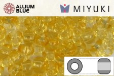 MIYUKI Round Rocailles Seed Beads (RR11-0132L) 11/0 Small - Transparent Light Topaz