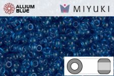 MIYUKI Round Rocailles Seed Beads (RR11-0149) 11/0 Small - Transparent Capri Blue