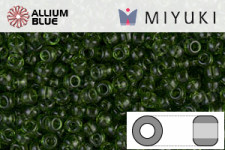 MIYUKI Round Rocailles Seed Beads (RR11-0158) 11/0 Small - Transparent Olive