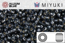 MIYUKI Round Rocailles Seed Beads (RR11-2426) 11/0 Small - Silverlined Montana