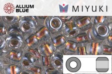 MIYUKI丸シードビーズ (RR11-3202) 丸小ビーズ 11/0 - Magic Copper Red Lined Crystal